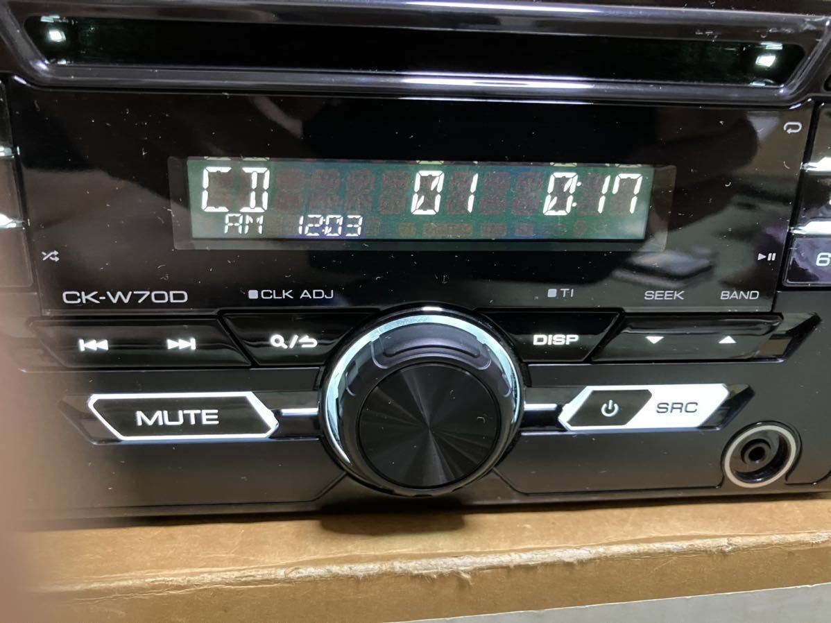 CDプレーヤー ダイハツ純正 08600-K9034 CK-W70D 簡易テスト時CDの