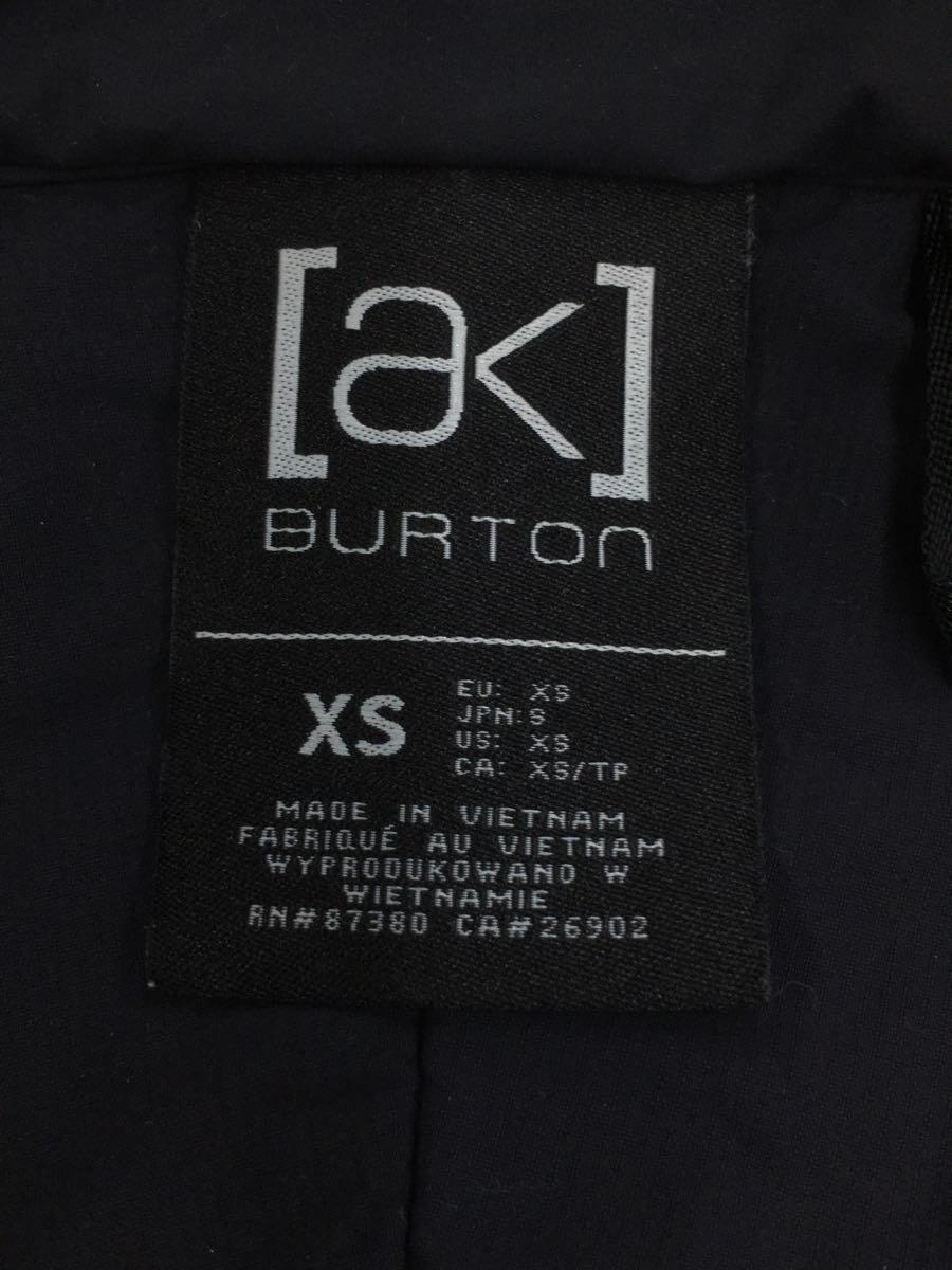 BURTON 防水性 ブラックジャケット XS BURTON 防水性 ブラック