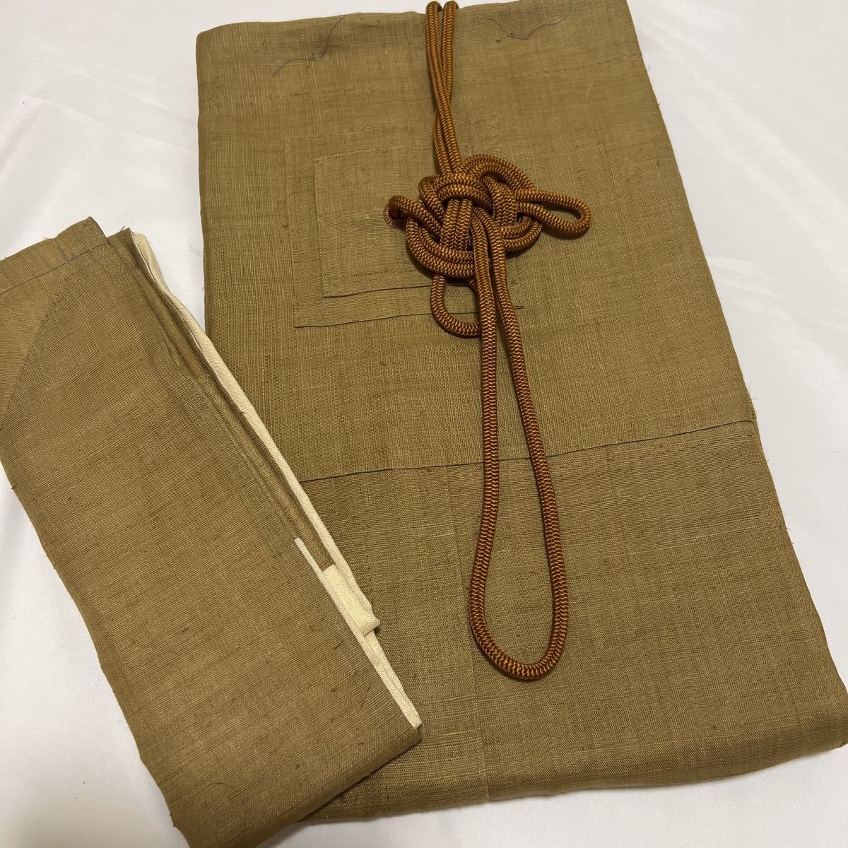 七条袈裟 本麻 曹洞宗 法衣 仏具 未使用品 曹洞宗【本麻】【七条袈裟】 禅 化繊 法要 葬儀 仏具 僧侶