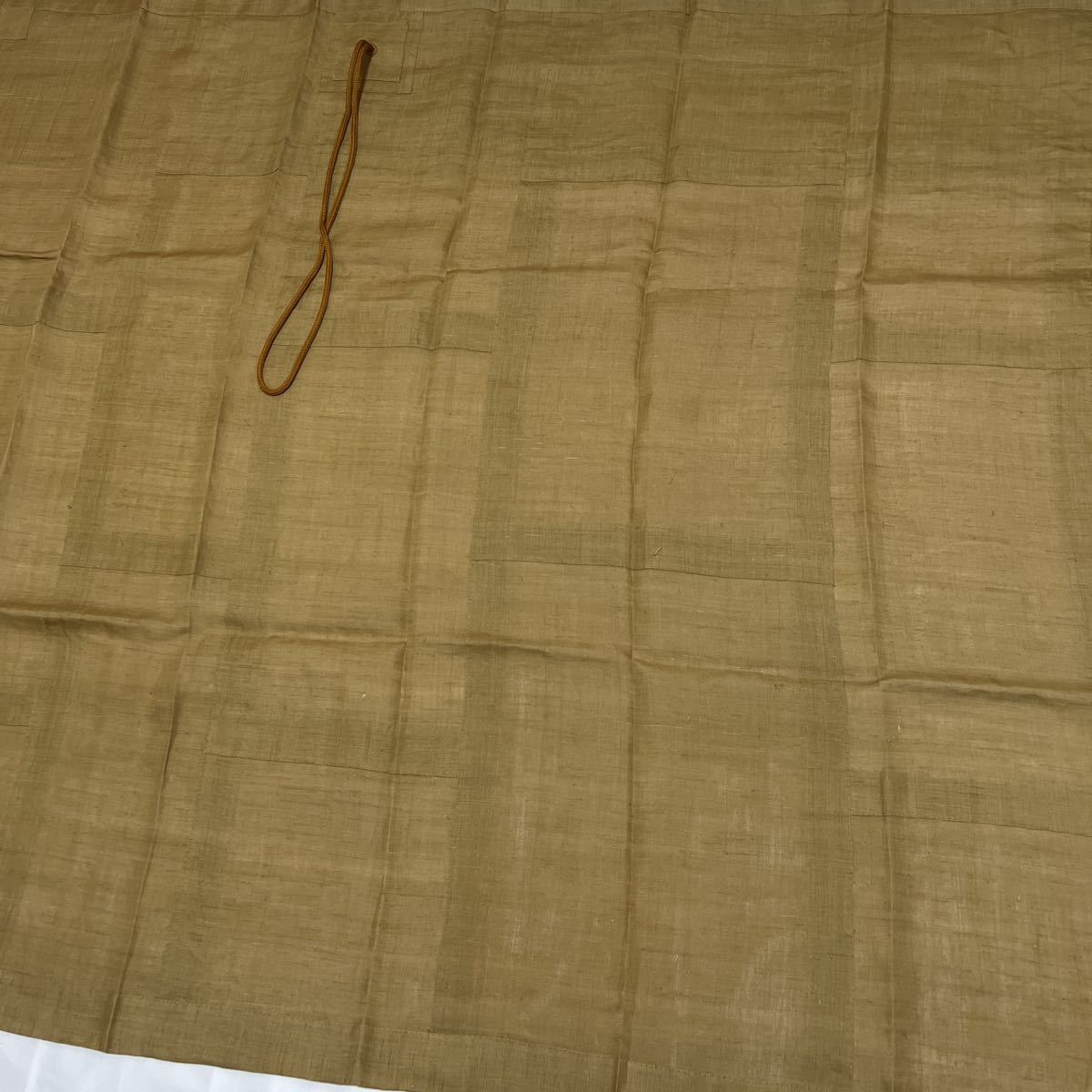 未使用品 曹洞宗【本麻】【七条袈裟】 禅 化繊 法要 葬儀 仏具 僧侶