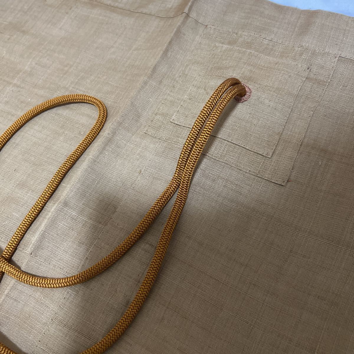 未使用品 曹洞宗【本麻】【七条袈裟】 禅 化繊 法要 葬儀 仏具 僧侶