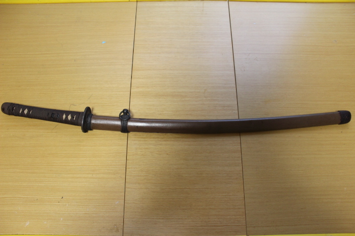 日本軍 日本陸軍 実物 三式軍刀拵 鉄鞘 （軍刀緒軍服略帽