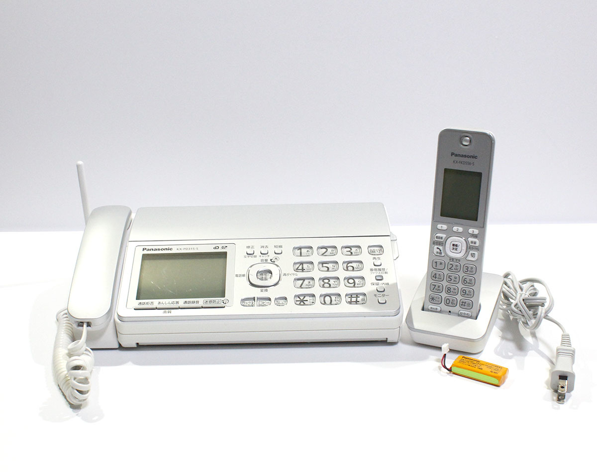 【未開封】Panasonic おたっくす KX-PD102DL-W 子機付き 楽天市場】【中古】 パナソニック おたっくす デジタルコードレスFAX