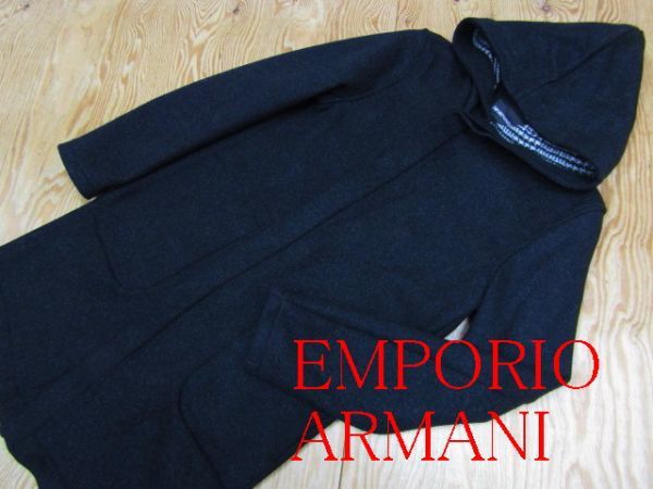 ★エンポリオアルマーニ EMPORIO ARMANI★メンズ BRAD LINE フーディウールコート★R50813005B