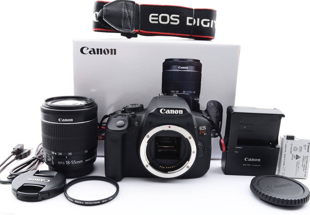 ■ 美品 ■ キャノン Canon EOS Kiss X7i EF-S 18-55mm F3.5-5.6 IS STM レンズキット 《ショット数 10277回》　#C0875