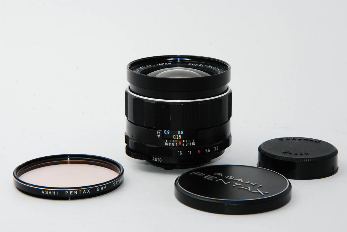 24mm Takumar Pentax SMC M42 F3.5 Lens Wide Angle f3.5 - for Screw