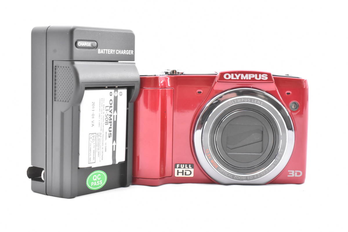 カメラ OLYMPUS オリンパス SZ SZ-20 コンパクトデジタルカメラ レッド