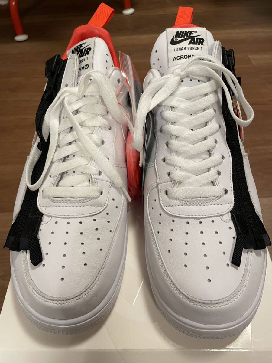 新品未使用 ACRONYM × NIKE LUNAR FORCE 1 SP WHITE アクロニウム 