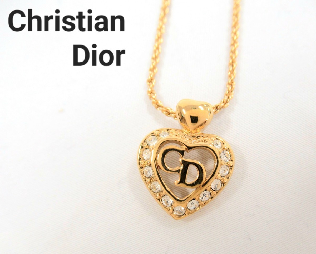 10000スタ】Christian Dior クリスチャンディオール ハート CDロゴ 