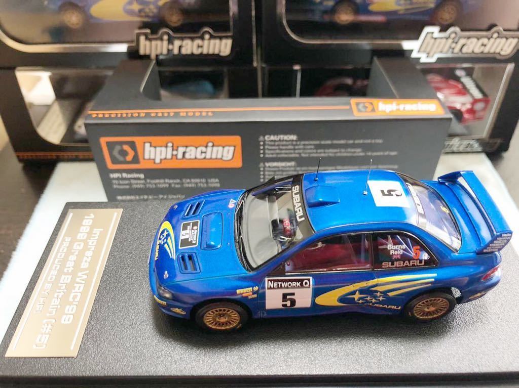Hpi Racing 1/43 Subaru Impreza WRC'99 #5 1999 Great Britain 8600