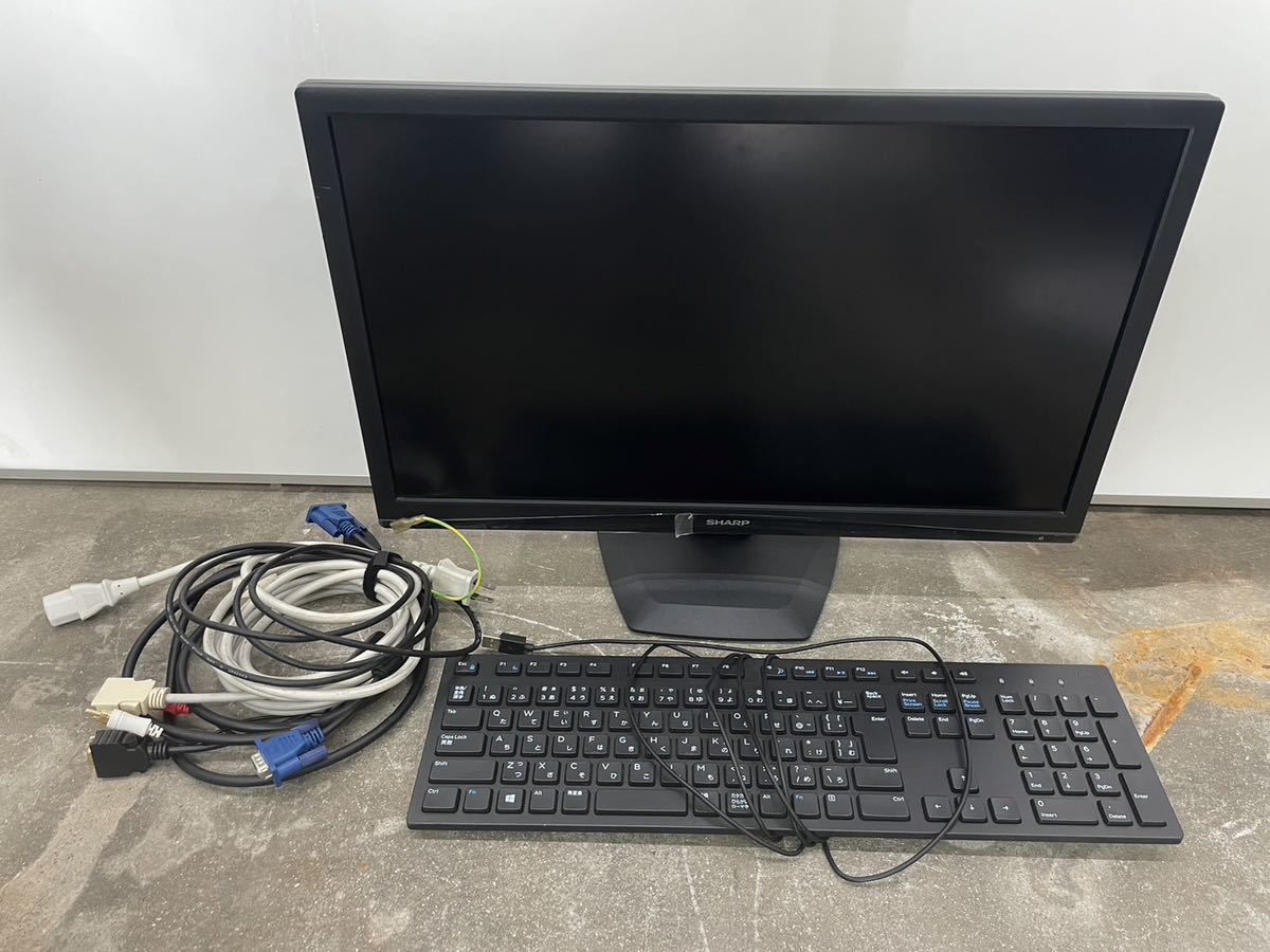 SHARP LL-M220 液晶モニター モニターディスプレイ ワイド液晶 22