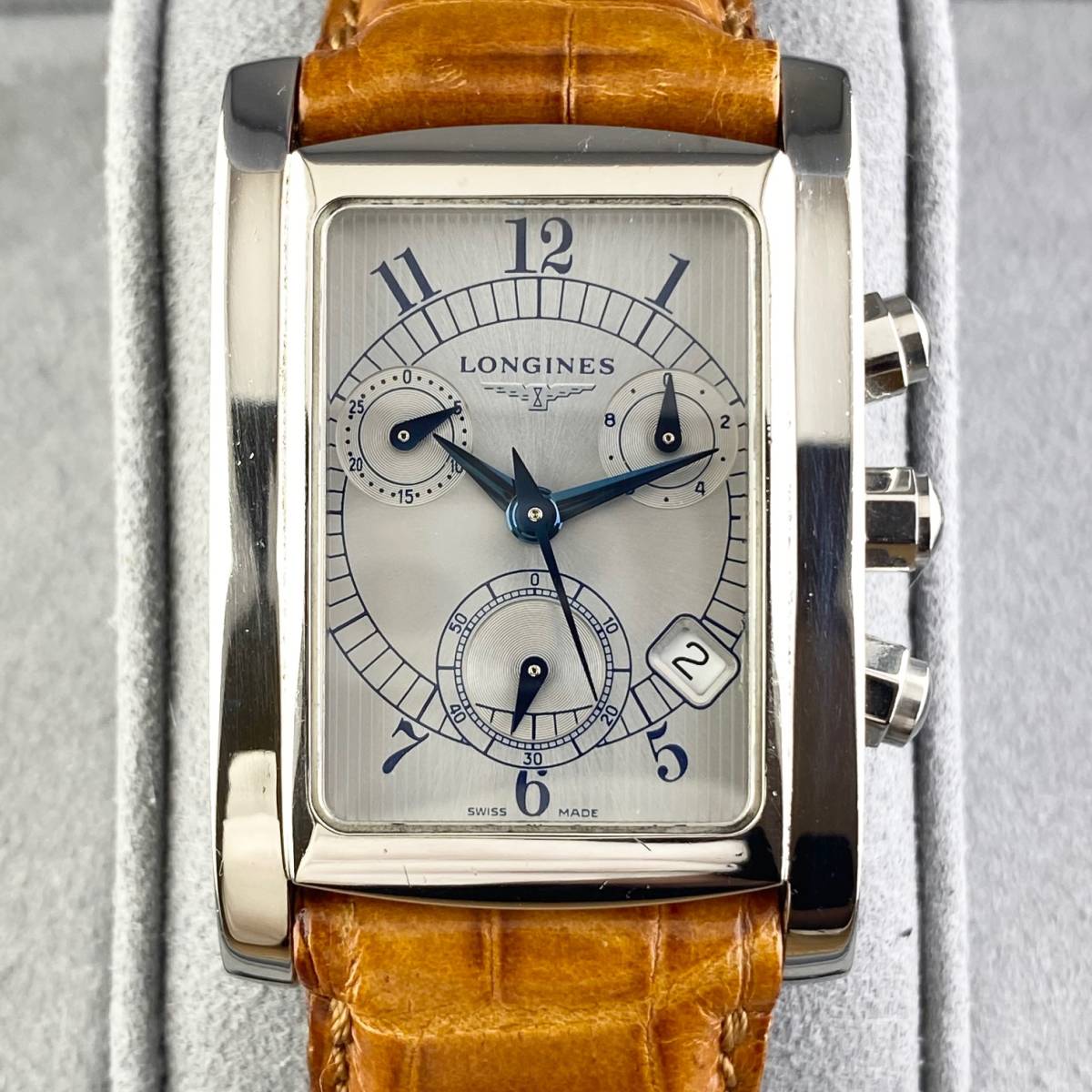 1円箱付】LONGINES ロンジン 腕時計 メンズ クロノグラフ ドルチェ