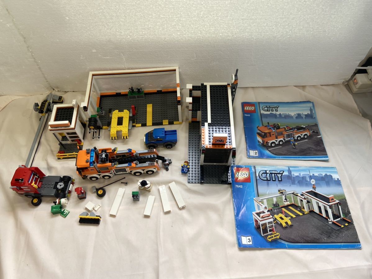 レゴ　ジャンク　シティ　7642 自動車修理工場　組立済み　欠品あり　同梱不可