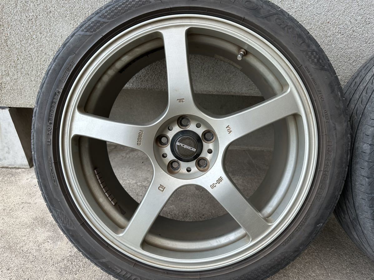 Prodrive GC-05F 18インチ 18 x 7.5J +48 PCD100 5H タイヤ ホイール 