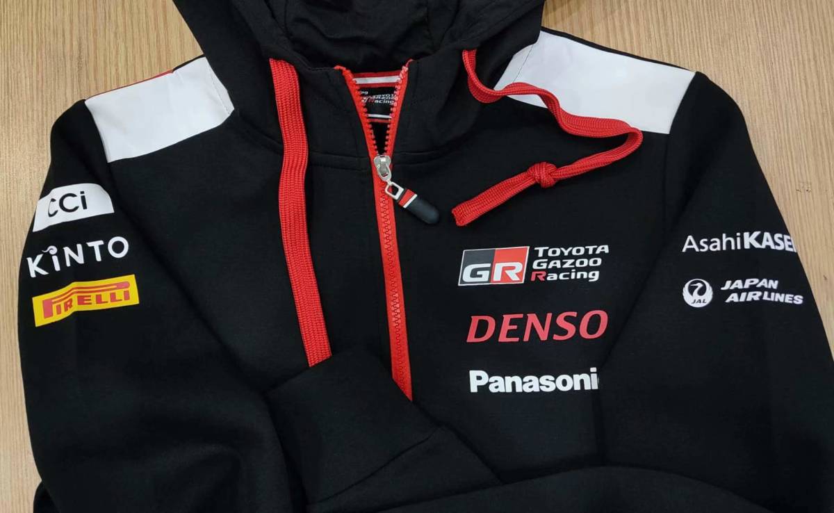A*e様 TOYOTA Gazoo Racing WRCジップジャケット Motorsports】 TOYOTA GAZOO RACING WRC ジップアップパーカー 2023