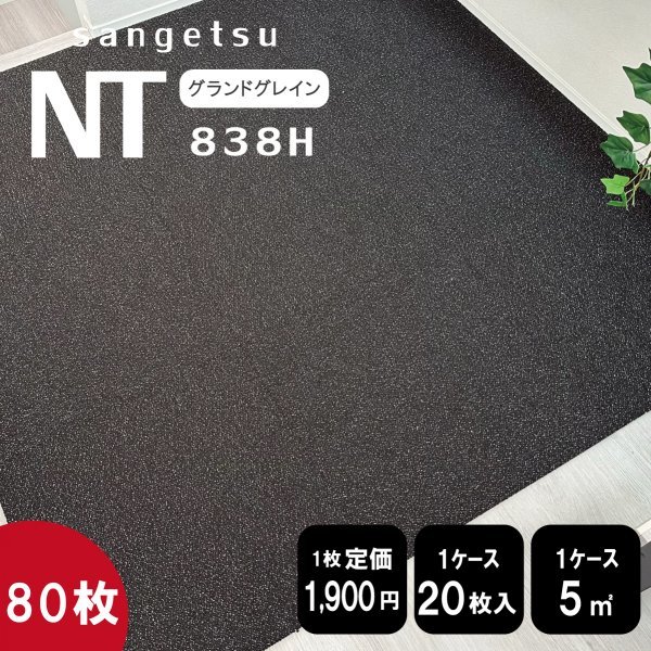 最終在庫《高級モダン》 NT838 サンゲツ タイルカーペット 50×50cm