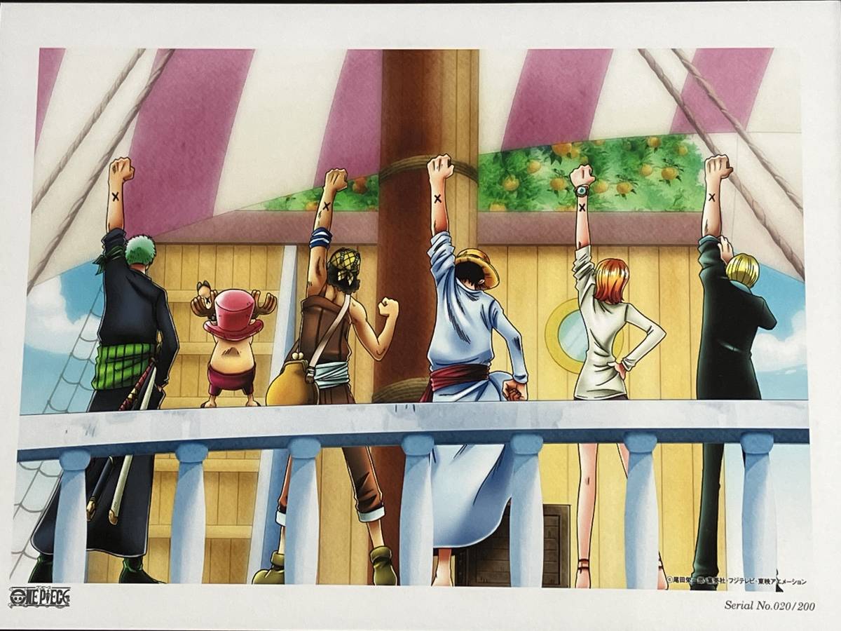 ONE PIECE 高級複製原画 アラバスタ編 原画『piece,d.』 ONE PIECE