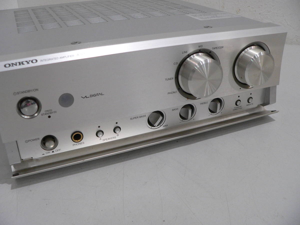 52615☆ONKYO オンキョー A-933 プリメインアンプ 通電〇 動作品 ONKYO