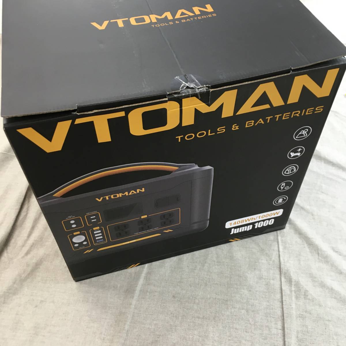 VTOMAN JUMP1000 ポータブル電源 ポータブルバッテリー 大容量 1408Wh