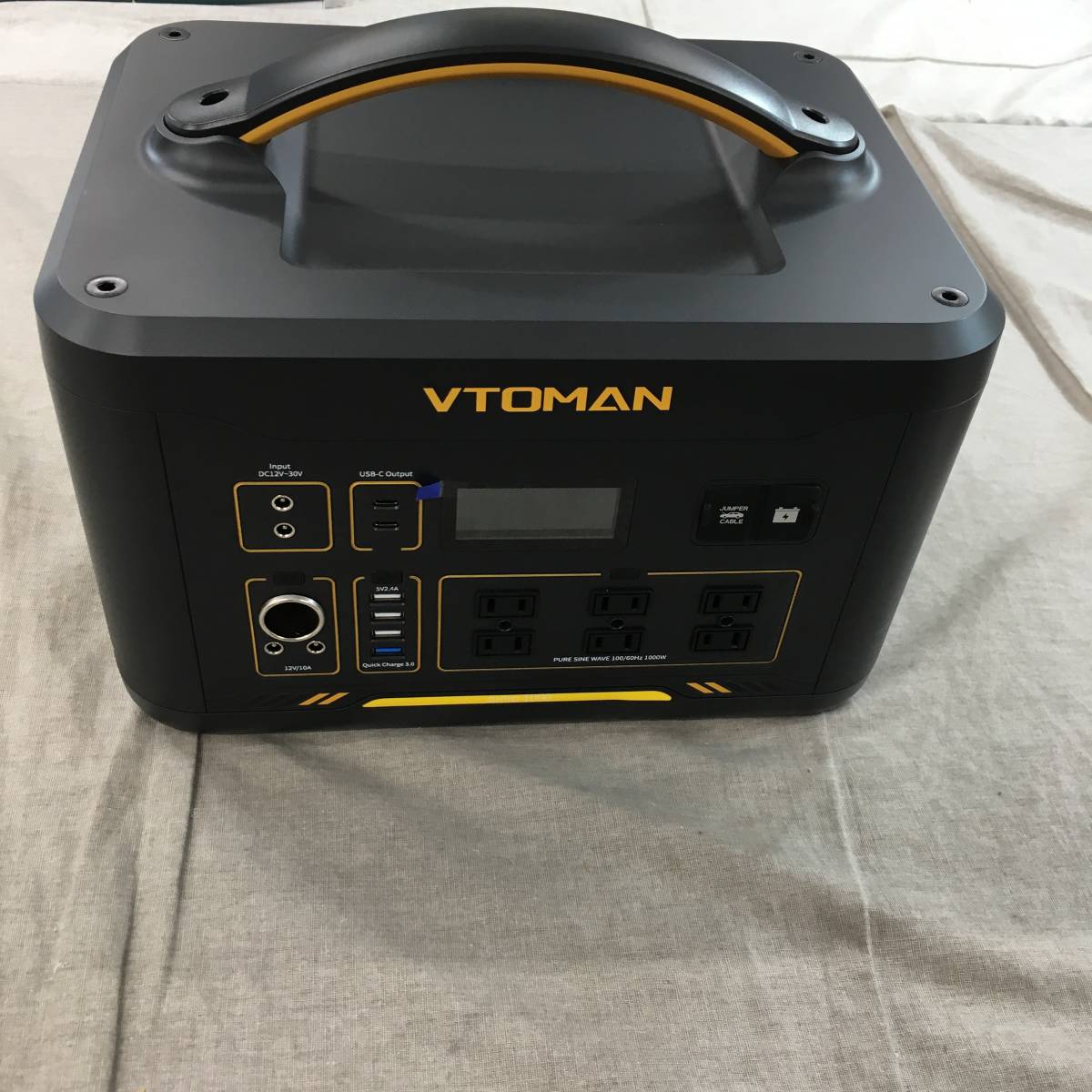 【大容量1,408Wh】VTOMAN Jump 1000 ポータブル電源 本体 VTOMAN JUMP1000 ポータブル電源 ポータブルバッテリー 大容量 1408Wh