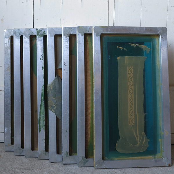 NO.2 外寸47×26cm 10枚セット アルミフレーム 枠 シルク印刷 シルク