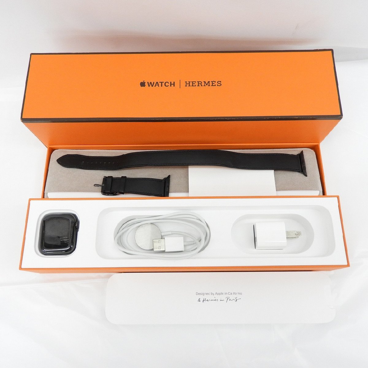 【中古品】Apple Watch アップルウォッチ HERMES エルメス Series6 GPS+Cellularモデル 40ｍｍ スペースブラック/バンド 11351107 0822