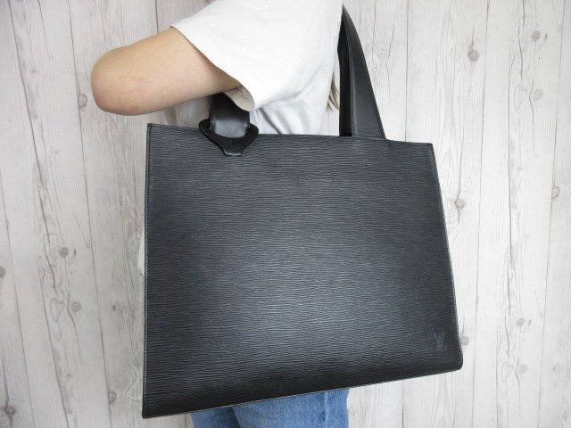 極美品 LOUIS VUITTON ルイヴィトン エピ ジェモ ノワール トート