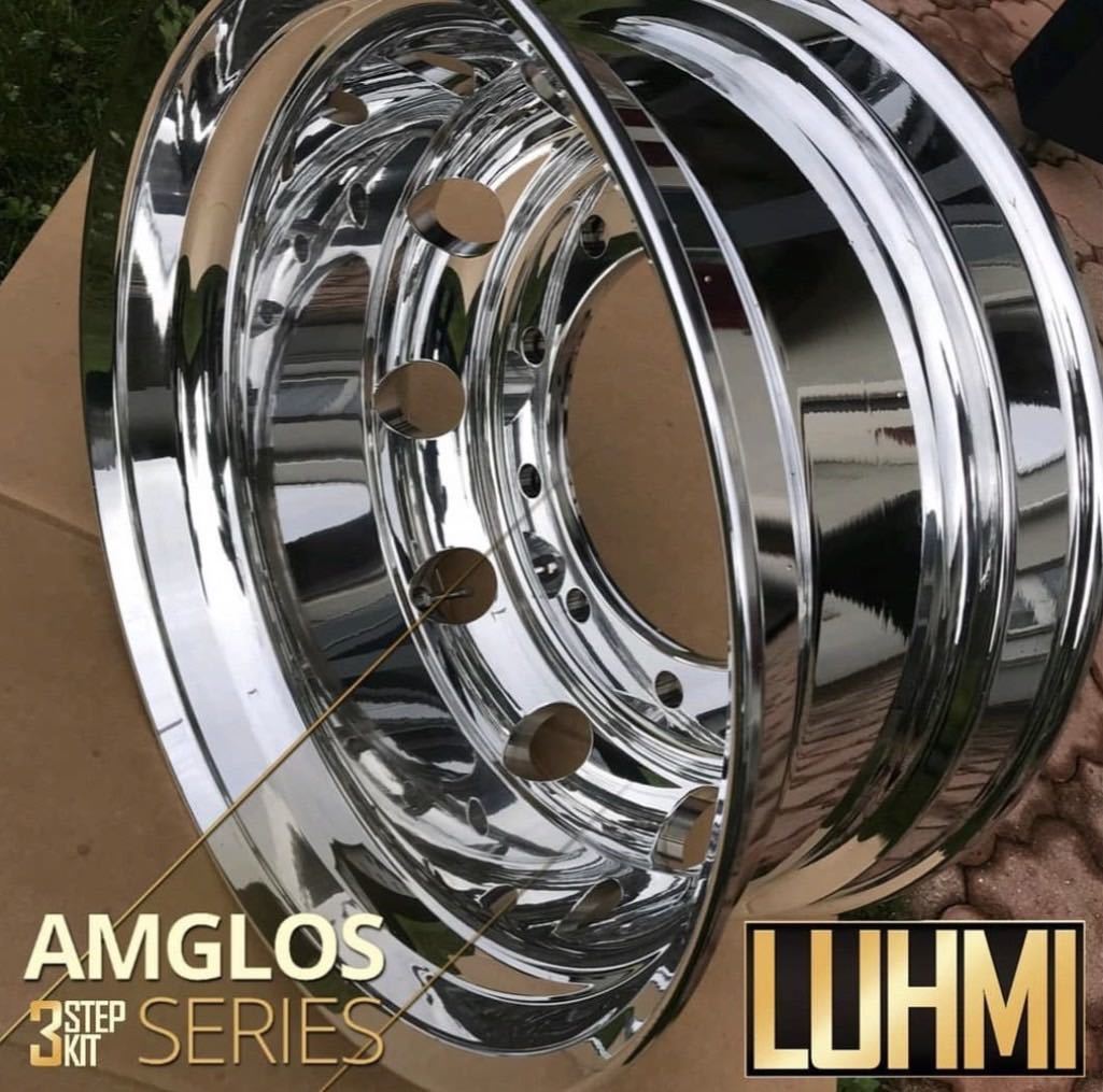 メンテナンス LUHMI Straper LUHMI Tarcza AMOS 205mm 入手困難 LUHMI Aggressive Hand Polish アルミ磨き トラック アルコア