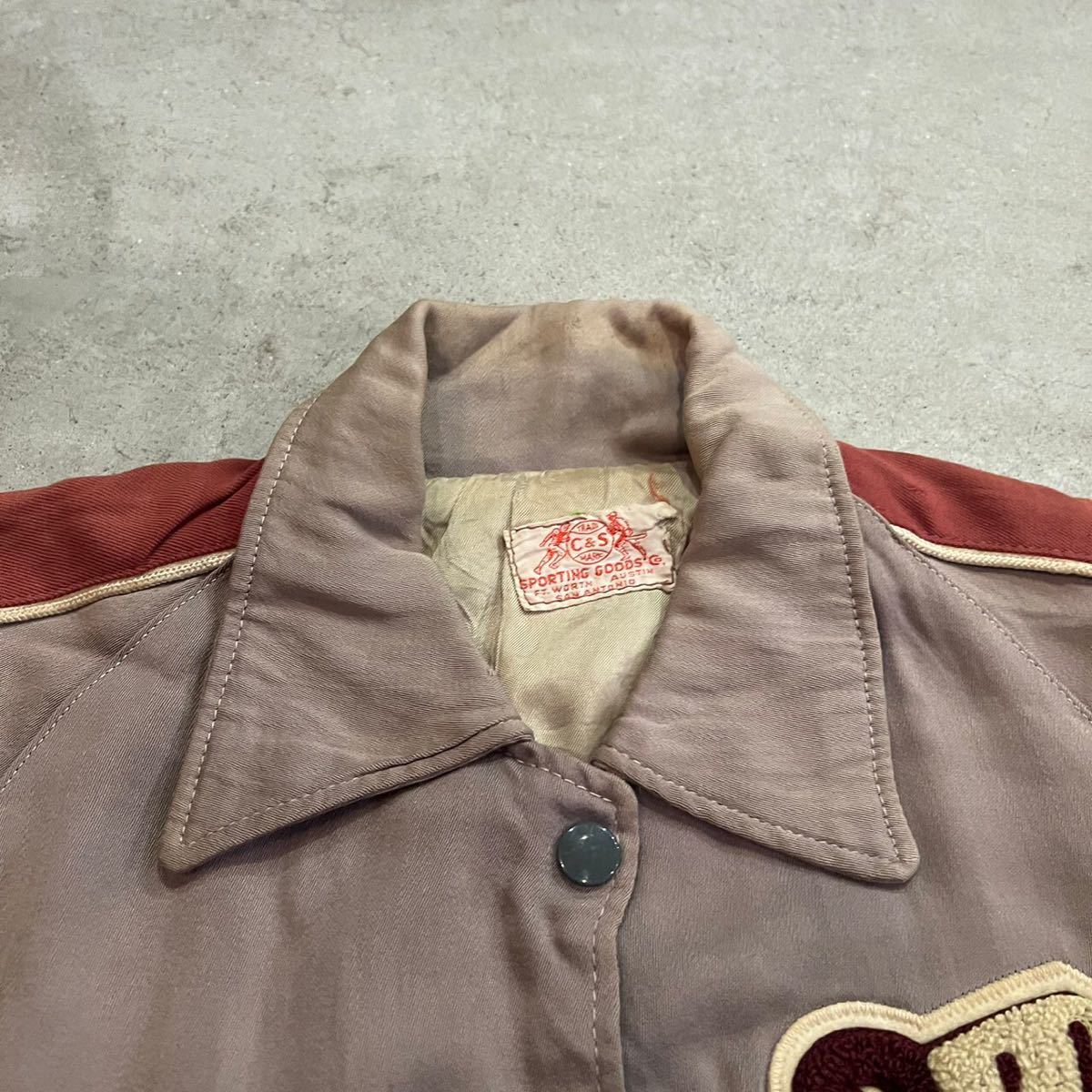 C&S SPORTING GOODS Co. ビンテージ 50s スポーツジャケット M程 