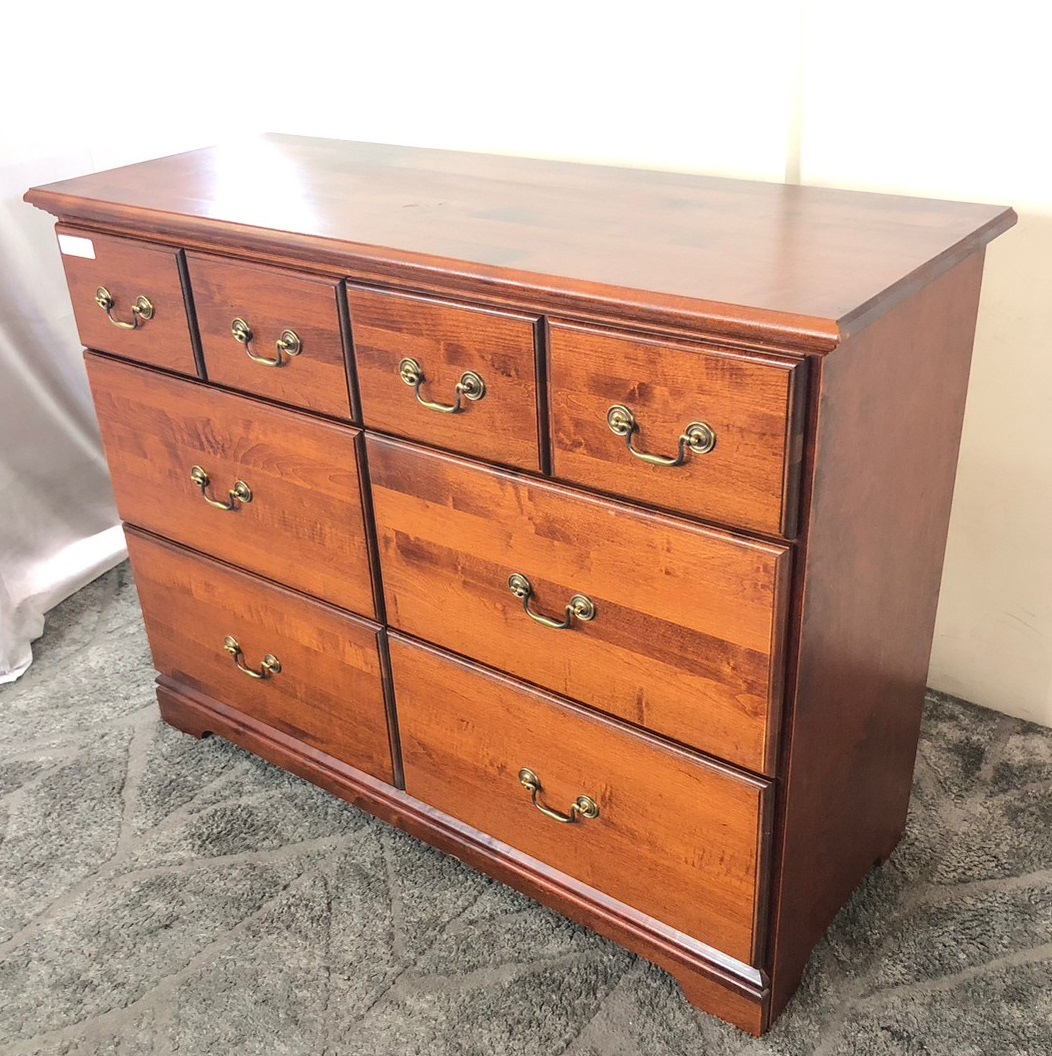 【アメリカ家具】サイドボード 3段チェスト ドレッサー ワイドチェスト アンティーク ドレクセル トーマスビル 米軍放出品(D)BH18GM-2-N#23