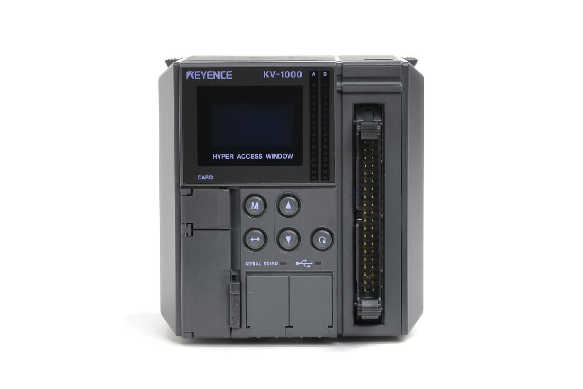 未使用品 KEYENCE キーエンス シリアル内蔵 CPUユニット KV-1000