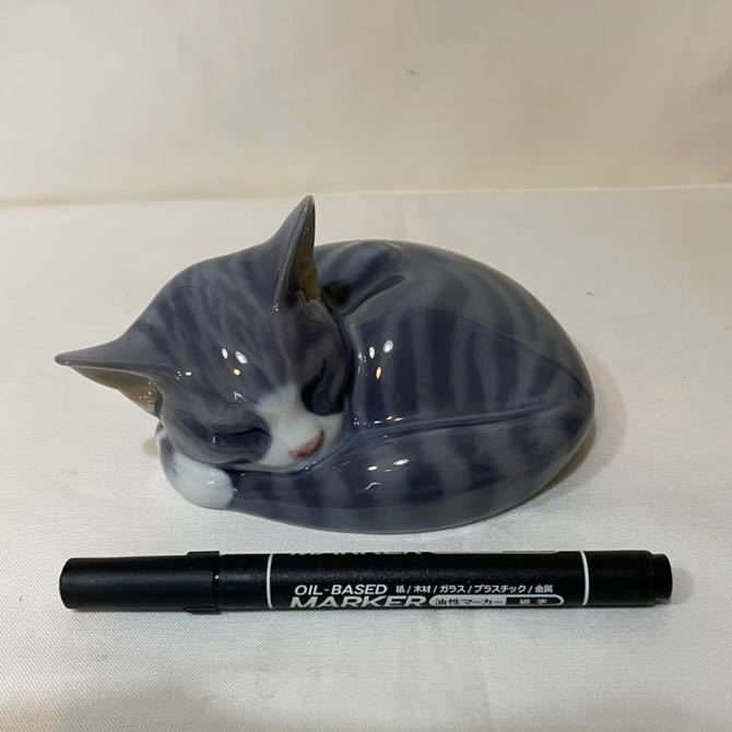 ☆即決 未使用品 ロイヤルコペンハーゲン 猫 フィギュリン 陶器 置物