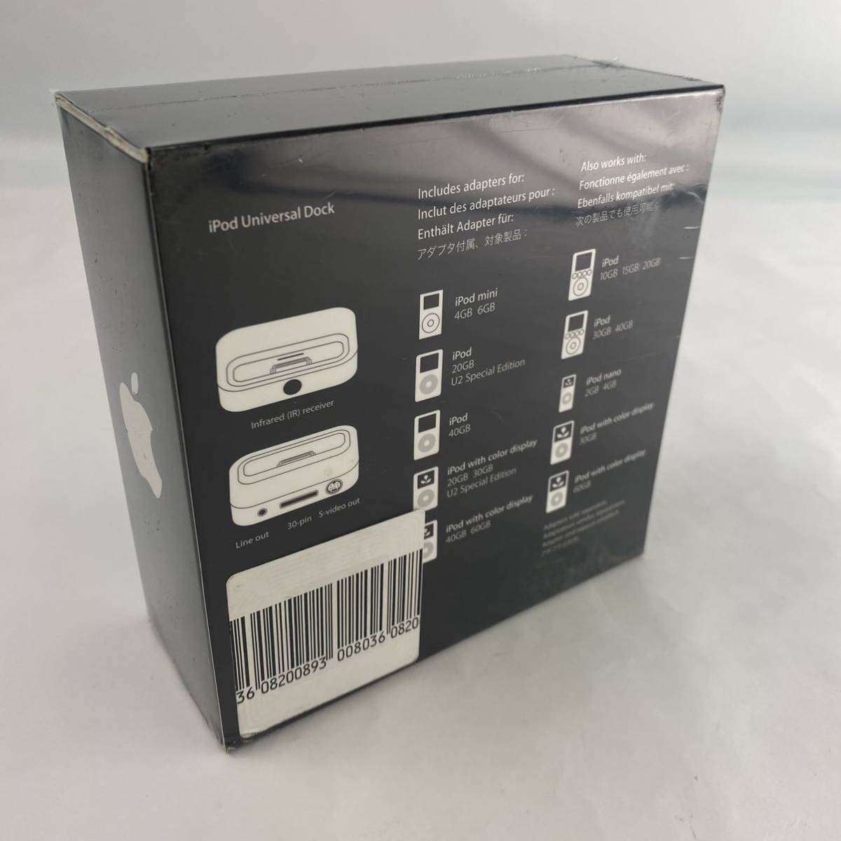 送料無料 未開封品 Apple iPod用 ユニバーサルドック MA045G A 