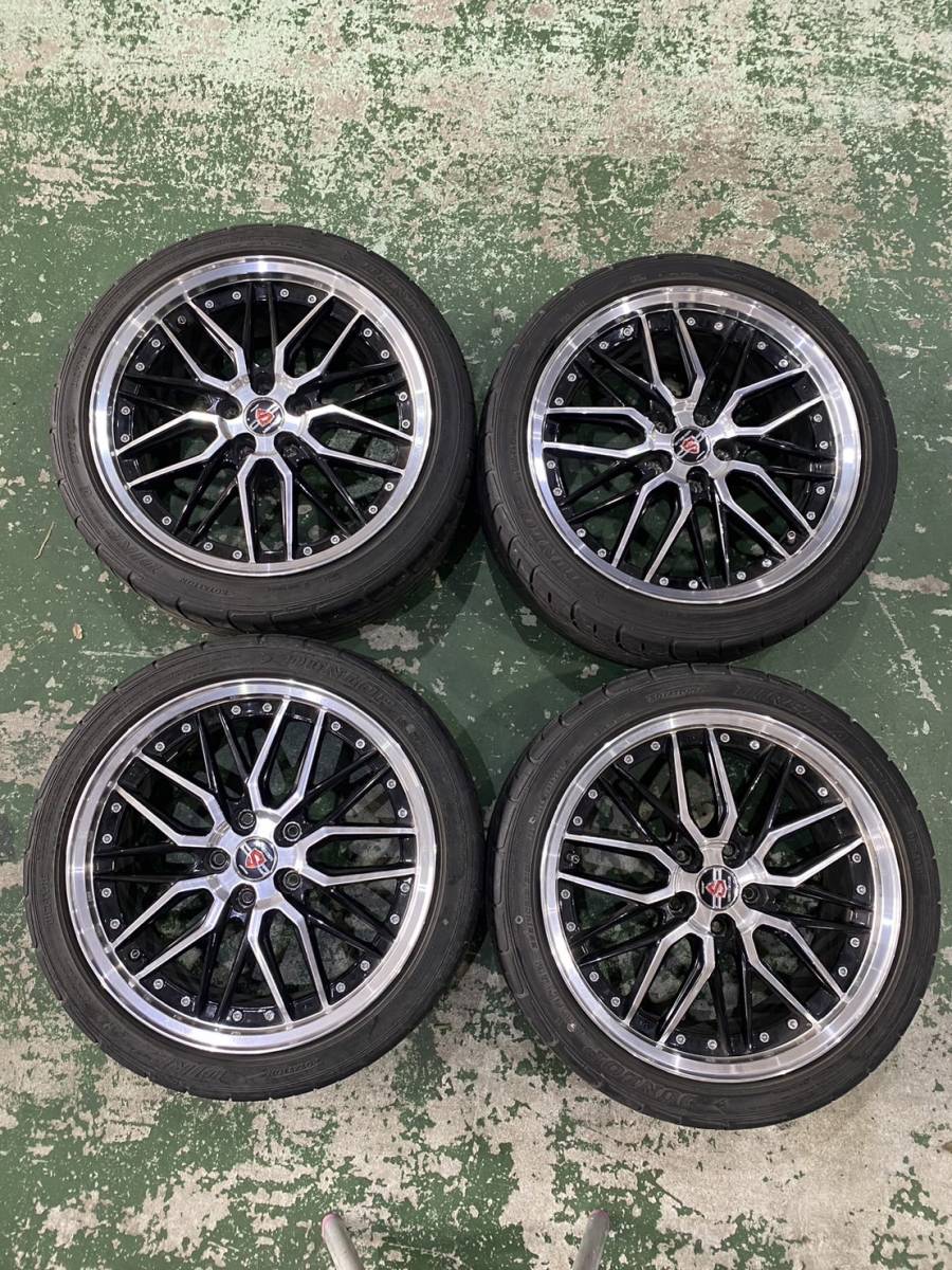 シュタイナーLMX 18インチアルミ☆8J+47 5穴 PCD114.3☆クラウン 