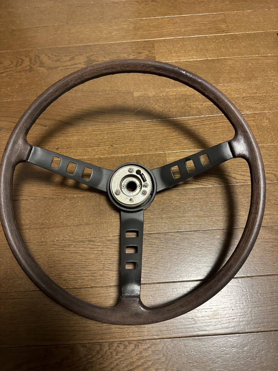 s30フェアレディZ 純正ステアリング ダットサン 旧車 当時物 ウッド