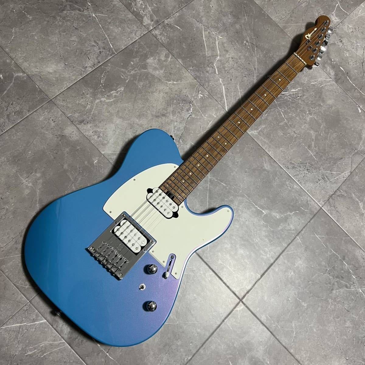 Charvel Pro-Mod So-Cal Style 2 24 HT HH ROBIN EGG BLUE fishman シャーベル テレキャスター エレキギター 美品