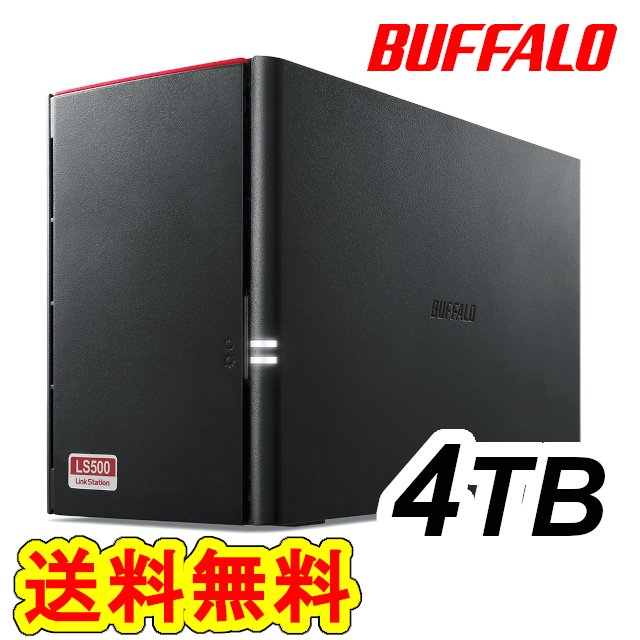 BUFFALO 4TB NAS ネットワーク対応HDD LS520D0402G LinkStation RAID/2 