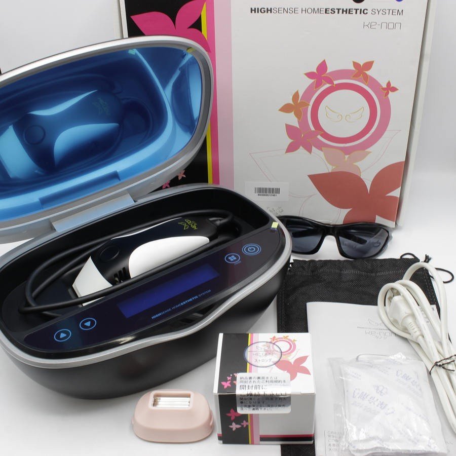 【美品】ケノン Ver.8.6 カートリッジ3点 スーパープレミアム2+スキン+ストロング 脱毛器 kenon 本体