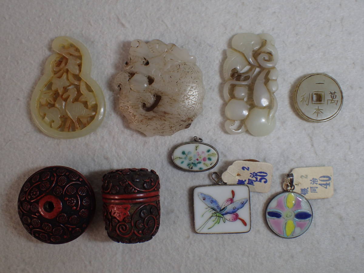 中国美術 玉石彫刻 根付 ①〜⑤まとめて特別 価格 - メルカリ