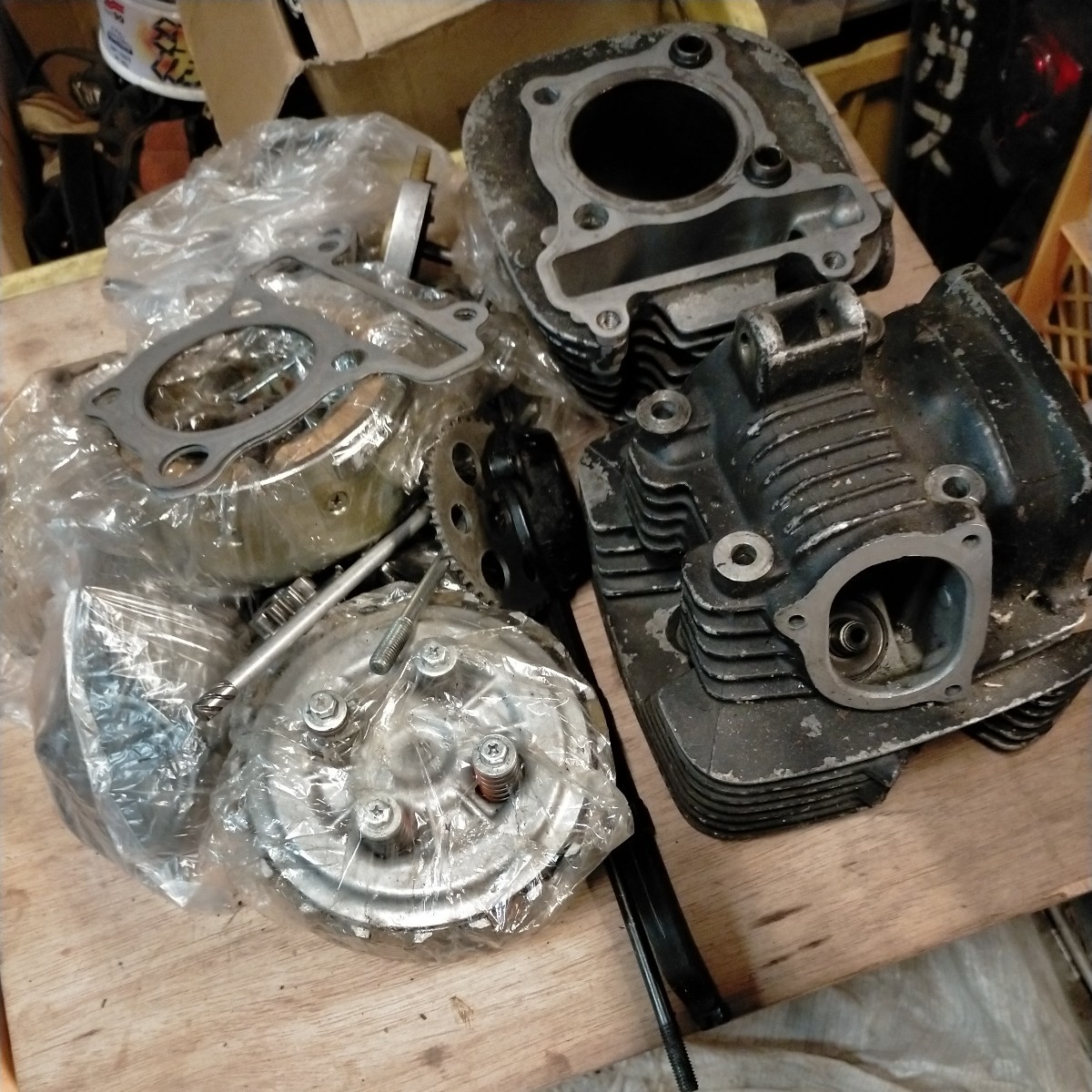 ジャンク 部品取り）YAMAHA XT200 ヤマハ XT200 エンジン(23J) 部品