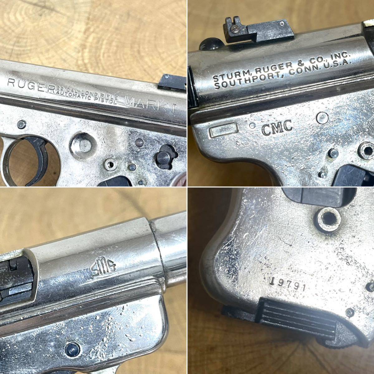 現状渡し CMC 金属モデルガン SMG刻印 RUGER MARK Ⅰ/ルガー MARK Ⅰ
