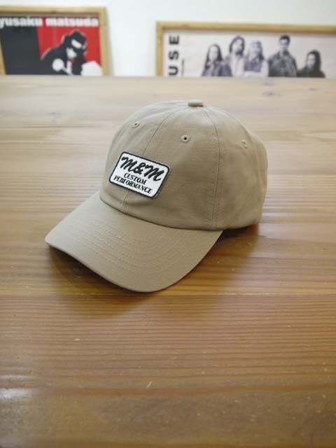 M&M COTTON TWILL LOW CAP(23-MG-007)/S.KHAKI/新品未使用