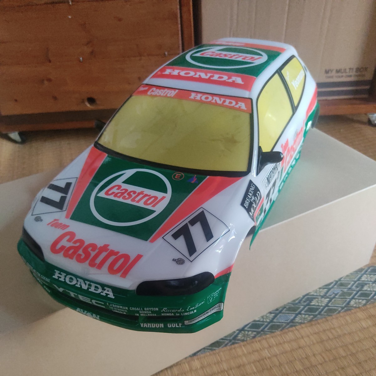 タミヤ ラジコン カストロール HONDA シビック VTi ボディのみ