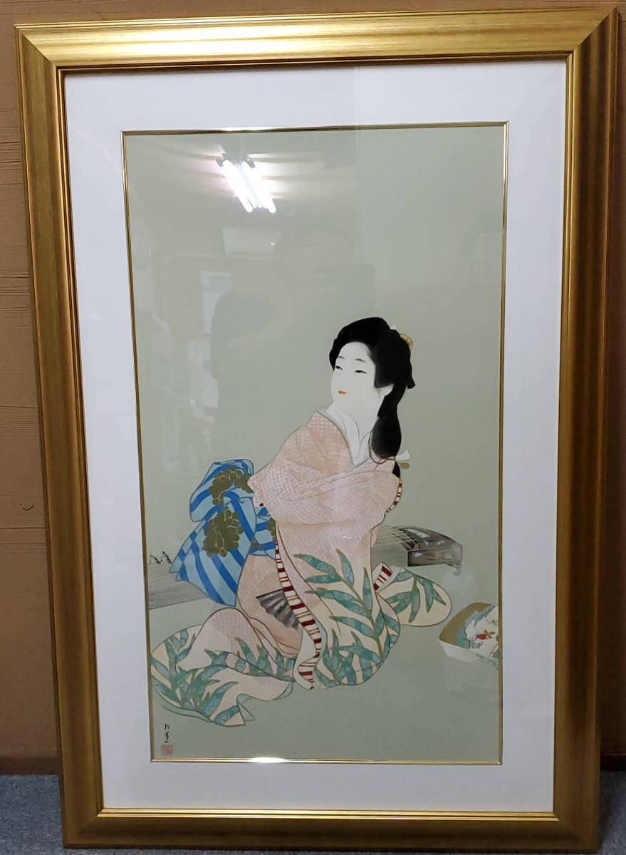 美人画 上村松園「娘深雪」約19号