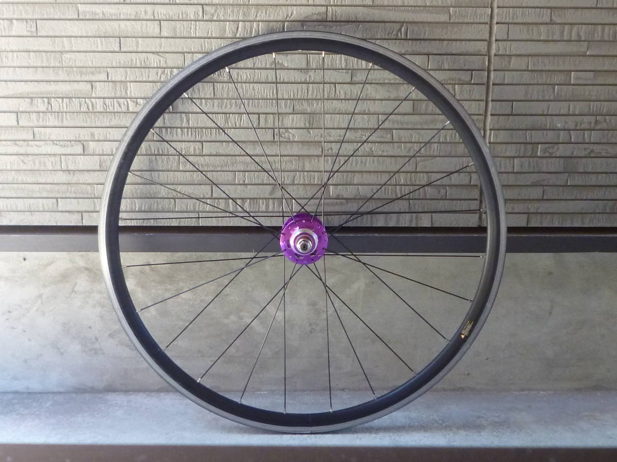ピスト・シングルスピード用 リアホイール120mm 24H(2:1)特殊組み