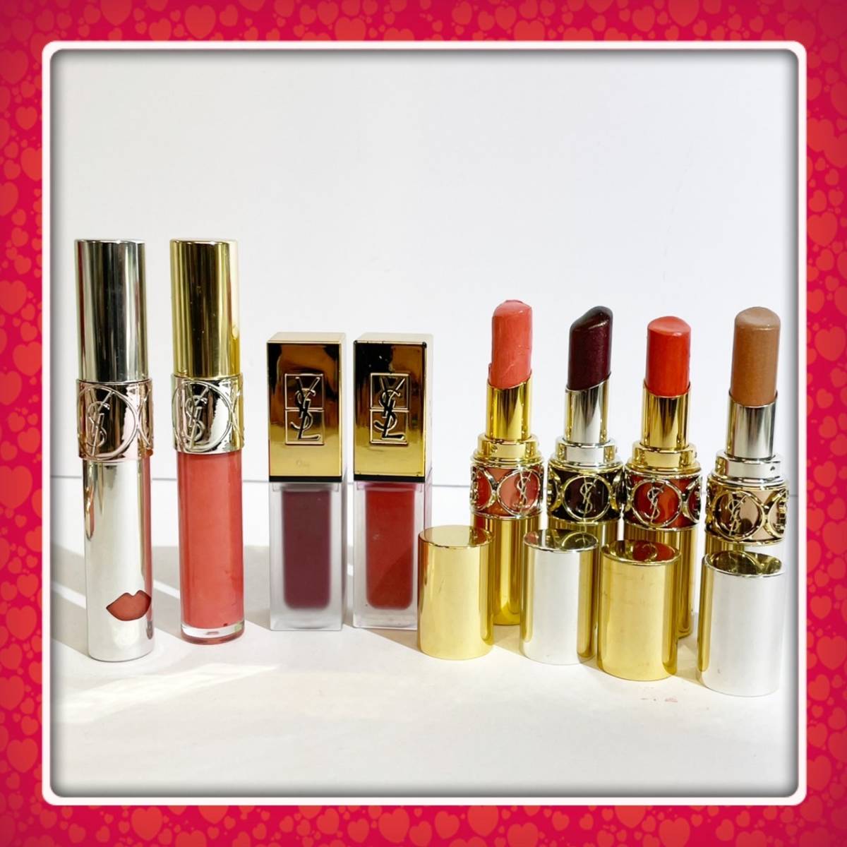 イヴサンローラン ★口紅、リップグロス8本セット★ルージュヴォリュプテシャイン、タトワージュクチュールなど
