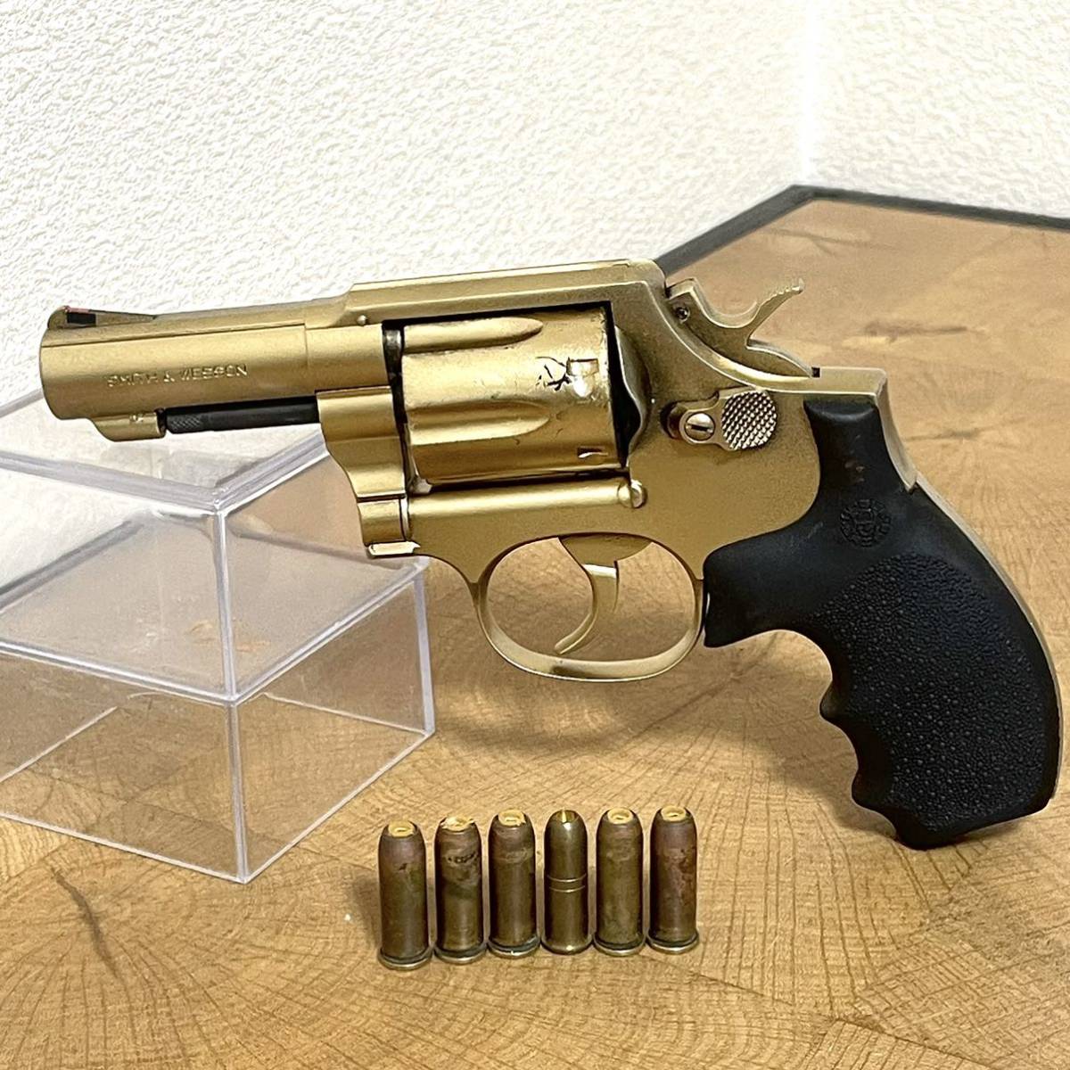 再塗装済/現状渡し KOKUSAI/コクサイ 金属モデルガン SMG刻印 S&W 