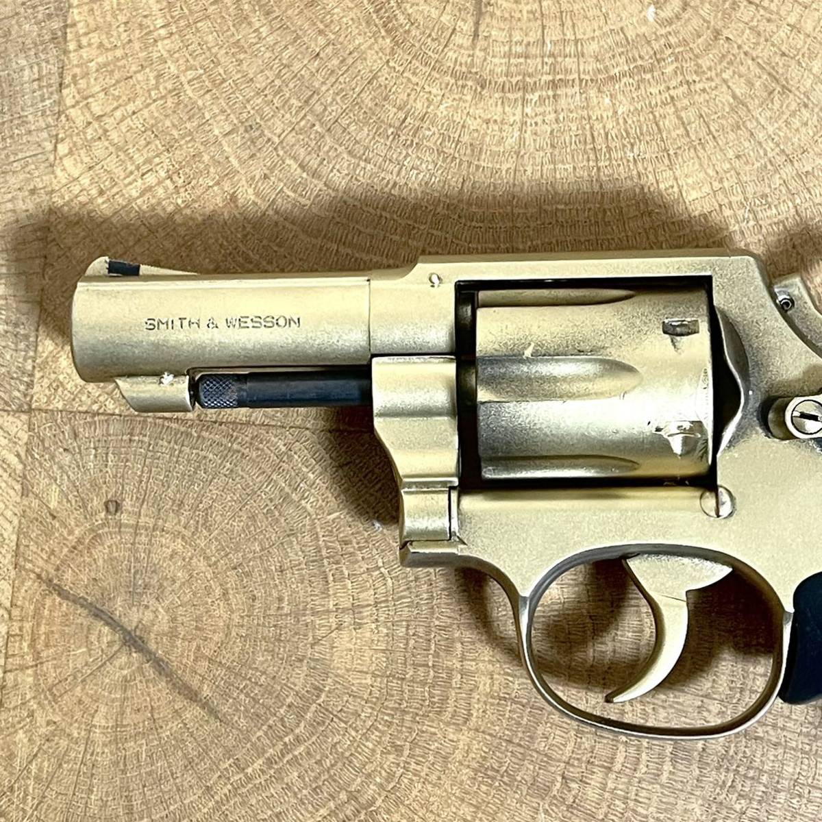 再塗装済/現状渡し KOKUSAI/コクサイ 金属モデルガン SMG刻印 S&W 
