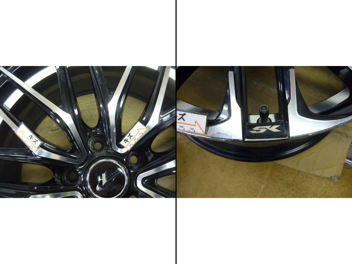 【1円開始】ウェッズ レオニスSK▼18インチ8Jインセット42 5穴PCD114.3●ホイール4本セット●手渡し可！●Weds クラウン●(wW442 レオニス SK | レオニスsk18インチ」の人気商品一覧・価格比較 レオニスsk アルミ