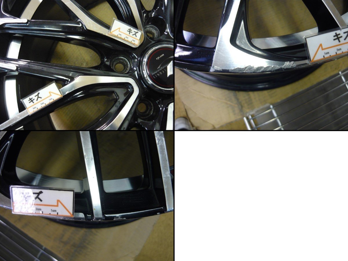 【1円開始】ウェッズ レオニスSK▼18インチ8Jインセット42 5穴PCD114.3●ホイール4本セット●手渡し可！●Weds クラウン●(wW442 レオニス SK | レオニスsk18インチ」の人気商品一覧・価格比較 レオニスsk アルミ